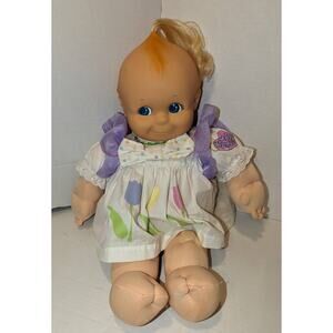 Vintage 1993 Rose Art Kewpie Babies Doll 16" Tall Giggles Laughs Works